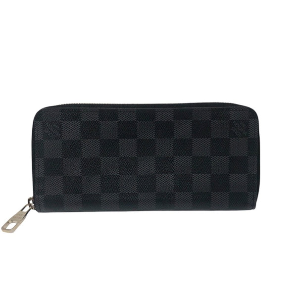 ルイ・ヴィトン LOUIS VUITTON ジッピーウォレット ・ヴェルティカル N63095 ブラック ダミエ・グラフィットキャンバス メンズ 長財布