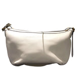 グッチ GUCCI ハーフムーン ホ―ボー ショルダーバッグ 523588 ホワイト カーフスキン レディース ショルダーバッグ