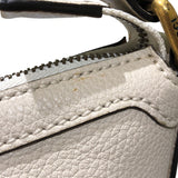 グッチ GUCCI ハーフムーン ホ―ボー ショルダーバッグ 523588 ホワイト カーフスキン レディース ショルダーバッグ