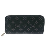 ルイ・ヴィトン LOUIS VUITTON ジッピー・ヴェルティカル M62295 ブラック SV金具 モノグラム・エクリプス キャンパス メンズ 長財布