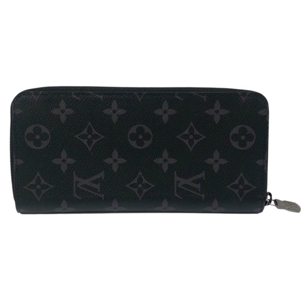 ルイ・ヴィトン LOUIS VUITTON ジッピー・ヴェルティカル M62295 ブラック SV金具 モノグラム・エクリプス キャンパス メンズ 長財布