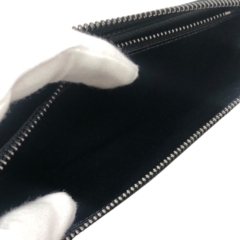 ルイ・ヴィトン LOUIS VUITTON ジッピー・ヴェルティカル M62295 ブラック SV金具 モノグラム・エクリプス キャンパス メンズ 長財布