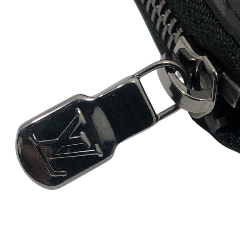 ルイ・ヴィトン LOUIS VUITTON ジッピー・ヴェルティカル M62295 ブラック SV金具 モノグラム・エクリプス キャンパス メンズ 長財布