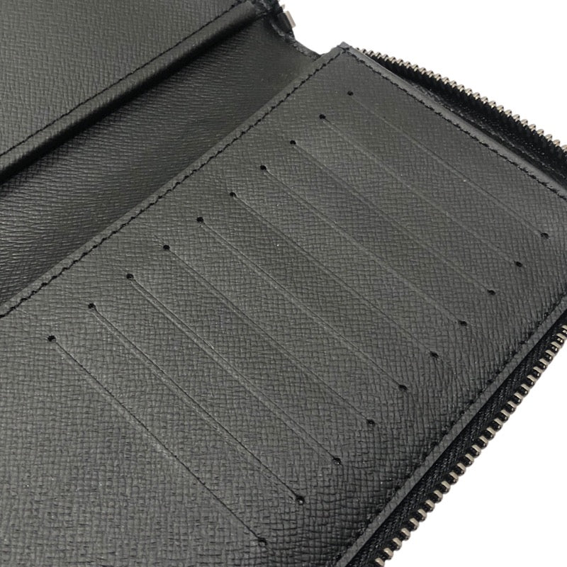 ルイ・ヴィトン LOUIS VUITTON ジッピー・ヴェルティカル M62295 ブラック SV金具 モノグラム・エクリプス キャンパス メンズ 長財布