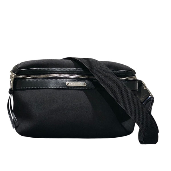 サンローラン SAINT LAURENT ウエストポーチ 505973 ブラック キャンバス メンズ ボディバッグ