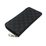 ルイ・ヴィトン LOUIS VUITTON ジッピーウォレット ・ヴェルティカル N63095 ブラック ダミエ・グラフィットキャンバス メンズ 長財布