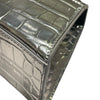 バレンシアガ BALENCIAGA アワーグラスXS 592833 シルバー、ラインストーン 型押しレザー レディース ショルダーバッグ