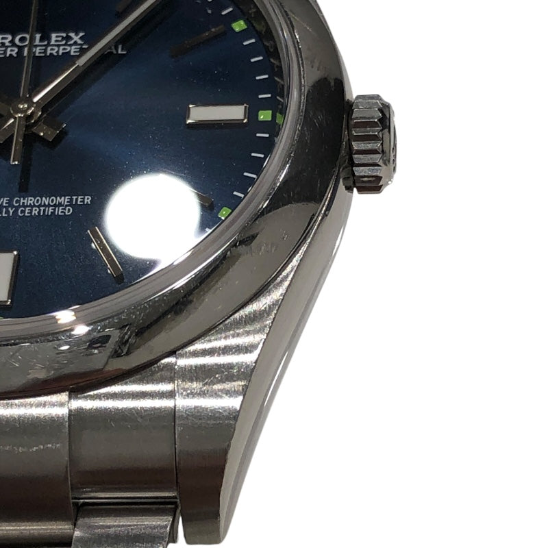 ロレックス ROLEX オイスターパーペチュアル39 ランダムシリアル 114300 ブルー SS 自動巻き メンズ 腕時計