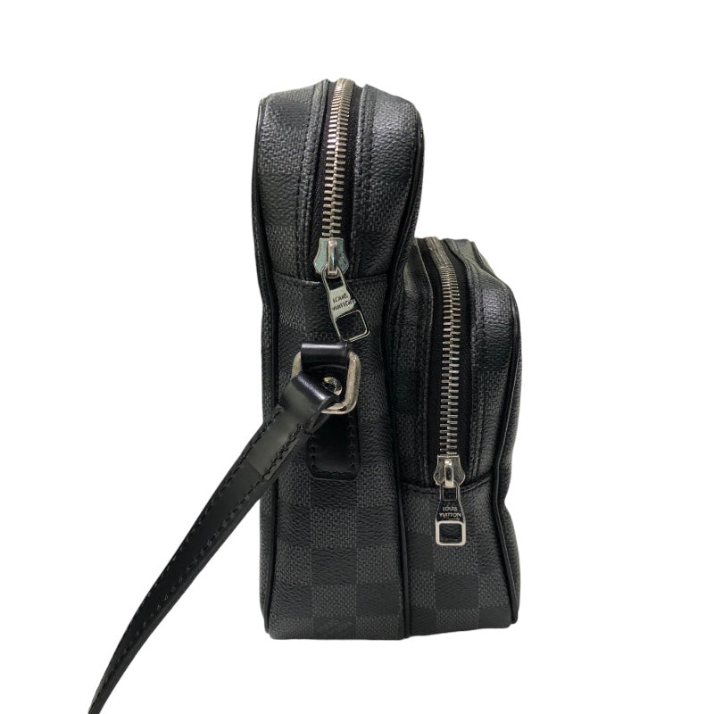 ルイ・ヴィトン LOUIS VUITTON レム N41446 ダミエ・グラフィット キャンバス メンズ ショルダーバッグ
