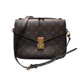 ルイ・ヴィトン LOUIS VUITTON ポシェット・メティスMM M44875 ブラウン モノグラムキャンバス レディース ショルダーバッグ