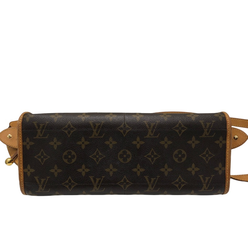 ルイ・ヴィトン LOUIS VUITTON ポパンクール・ロン M40008 ブラウン/ゴールド金具 モノグラムキャンパス レディース ショルダーバッグ