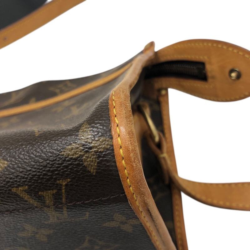 ルイ・ヴィトン LOUIS VUITTON ポパンクール・ロン M40008 ブラウン/ゴールド金具 モノグラムキャンパス レディース ショルダーバッグ