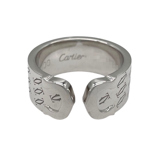 カルティエ Cartier 2Cリング #50(10号) K18WG ジュエリー