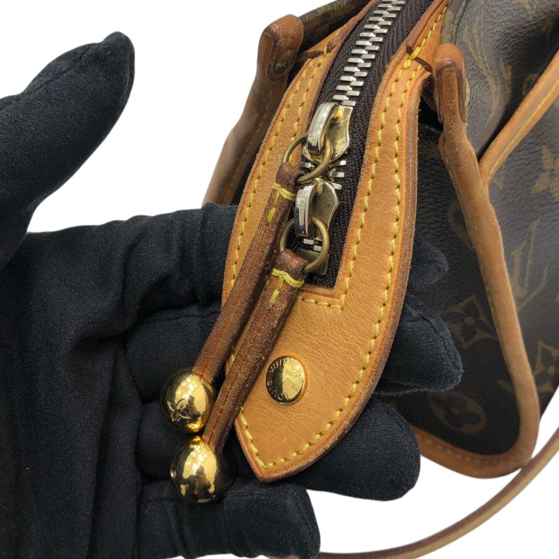 ルイ・ヴィトン LOUIS VUITTON ポパンクール・ロン M40008 ブラウン/ゴールド金具 モノグラムキャンパス レディース ショルダーバッグ