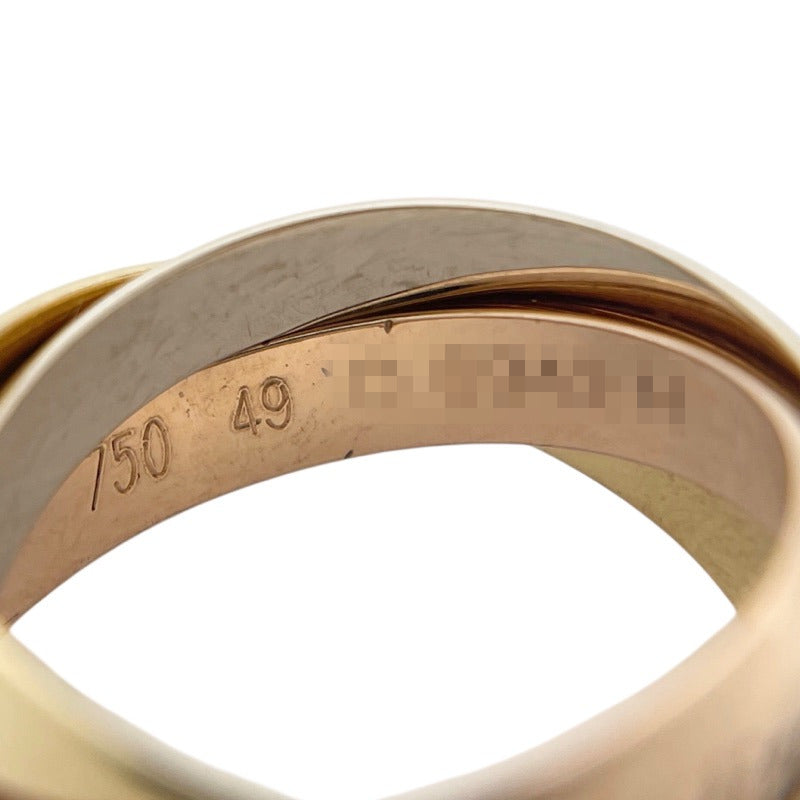 カルティエ Cartier トリニティリング #49(9号) K18YG/K18WG/K18PG ジュエリー