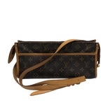 ルイ・ヴィトン LOUIS VUITTON ポパンクール・ロン M40008 ブラウン/ゴールド金具 モノグラムキャンパス レディース ショルダーバッグ