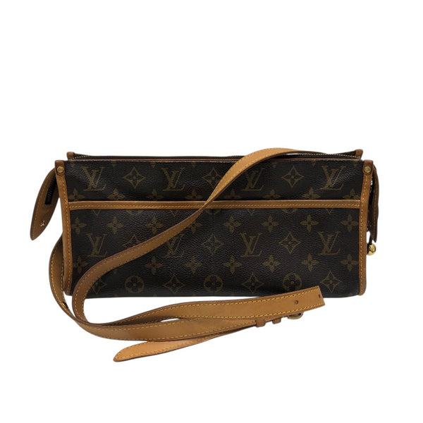 ルイ・ヴィトン LOUIS VUITTON ポパンクール・ロン M40008 ブラウン/ゴールド金具 モノグラムキャンパス レディース ショルダーバッグ