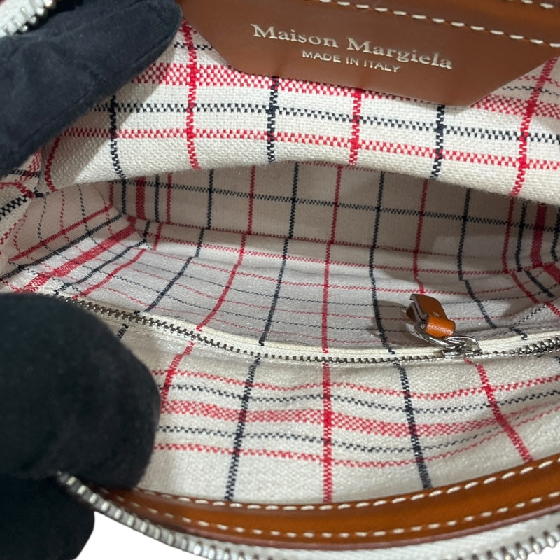 メゾン マルジェラ Maison Margiela 5AC ミニ ホワイト ラバーキャンバス レディース ショルダーバッグ