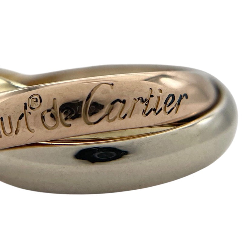 カルティエ Cartier トリニティリング #49(9号) K18YG/K18WG/K18PG ジュエリー