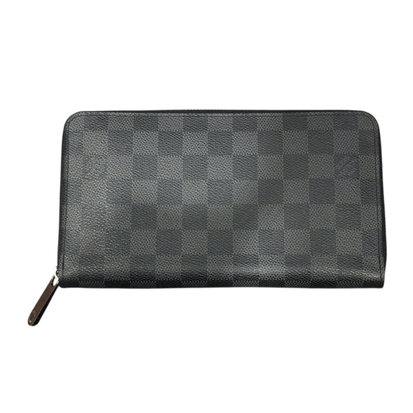 ルイ・ヴィトン LOUIS VUITTON ジッピー・オーガナイザー N63077 ブラック SV金具 ダミエグラフィットキャンバス メンズ 長財布