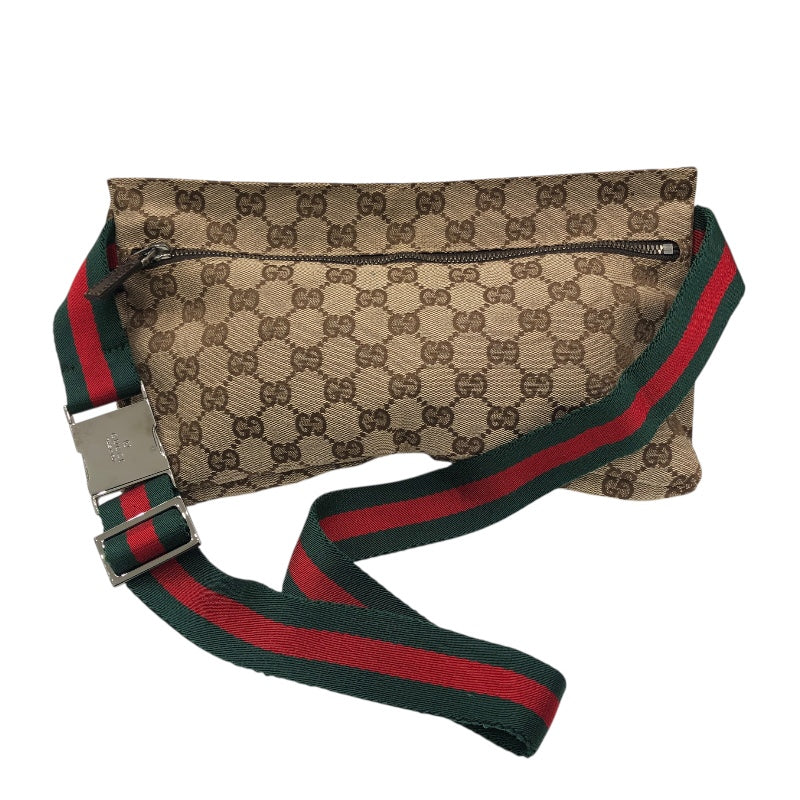 2025 お歳暮【公式】 - 人気ブランド GGキャンバスウエストバッグ GUCCI グッチ 28566 GG ベージュ バッグ