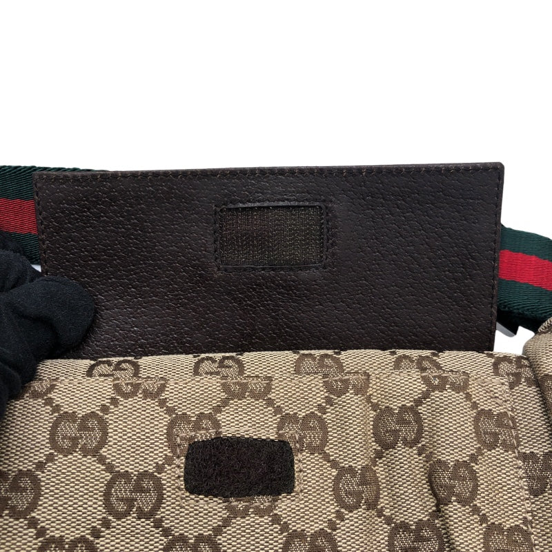 GUCCI グッチ ショルダーバッグ ウエストバッグ GG キャンバス グッチ GUCCI GGキャンバスウエストバッグ 28566 ベージュ GG