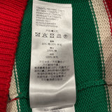 グッチ GUCCI ロゴデザインニットセーター 736021 グリーン コットン メンズ セーター