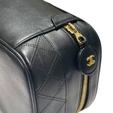 シャネル CHANEL ビコローレ バニティバッグ A01618 ブラック ラムスキン レディース ハンドバッグ