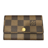 ルイ・ヴィトン LOUIS VUITTON ミュルティクレ6 N62630 ブラウン ゴールド金具 ダミエキャンバス メンズ キーケース