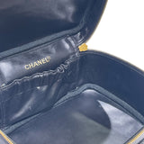シャネル CHANEL ビコローレ バニティバッグ A01618 ブラック ラムスキン レディース ハンドバッグ