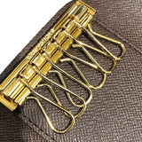 ルイ・ヴィトン LOUIS VUITTON ミュルティクレ6 N62630 ブラウン ゴールド金具 ダミエキャンバス メンズ キーケース