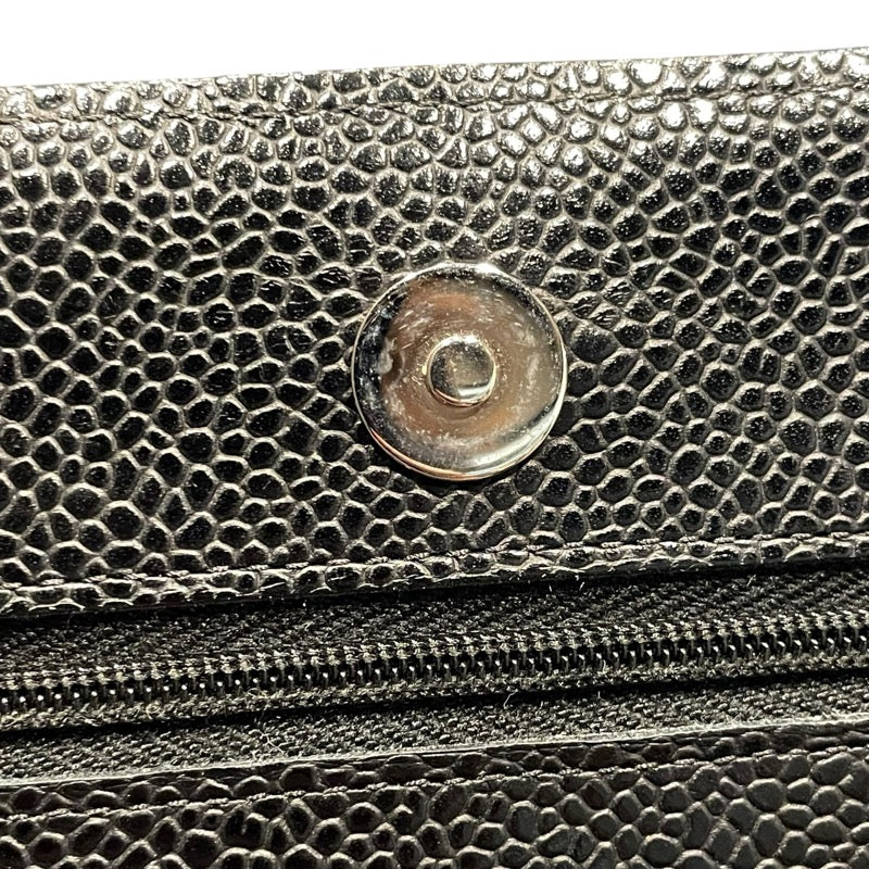 シャネル CHANEL マトラッセチェーンショルダー AP0250 28番台 ブラック SV金具 キャビアスキン レディース ショルダーバッグ