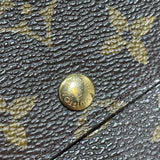 ルイ・ヴィトン LOUIS VUITTON ポシェット・ポルトモネ・クレディ M61725 ブラウン モノグラムキャンバス レディース 長財布