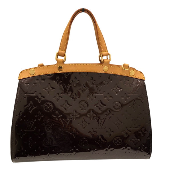 ルイ・ヴィトン LOUIS VUITTON ブレアMM M91619 ブラウン ヴェルニ レディース ショルダーバッグ