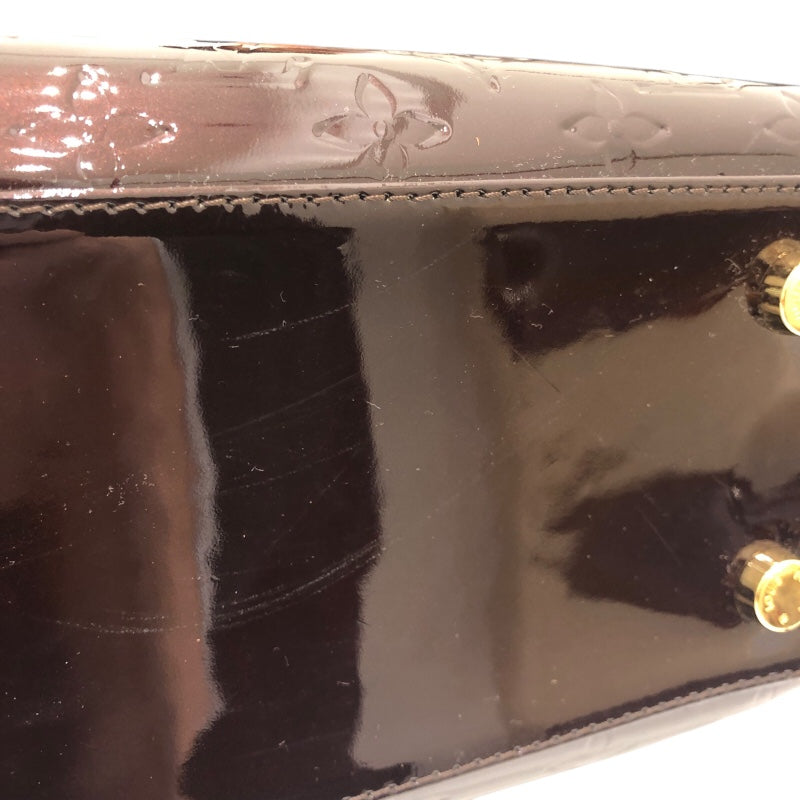 ルイ・ヴィトン LOUIS VUITTON ブレアMM M91619 ブラウン ヴェルニ レディース ショルダーバッグ