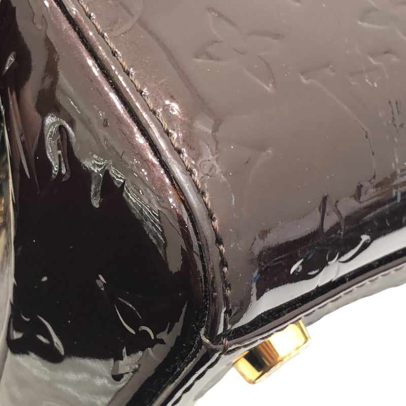 ルイ・ヴィトン LOUIS VUITTON ブレアMM M91619 ブラウン ヴェルニ レディース ショルダーバッグ