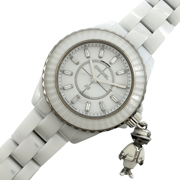 シャネル CHANEL マドモアゼル J12 アクテ II 世界555本限定 H6478 ホワイト ホワイトセラミック セラミック/K18WG クオーツ ユニセックス 腕時計