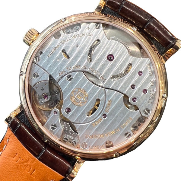 インターナショナルウォッチカンパニー IWC ポートフィノ・ハンドワインド・エイト・デイズ IW510118 モスグリーン K18ピンクゴールド 手巻き メンズ 腕時計