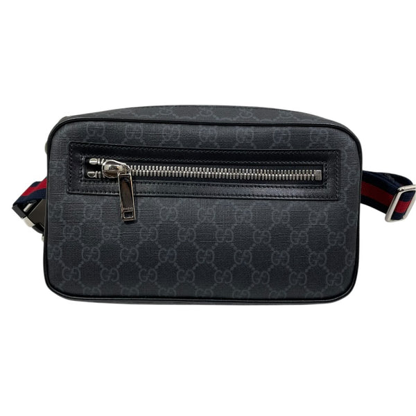 GUCCI ソフト GG スプリーム ベルトバッグ ブラック GUCCI ソフト GG スプリーム ベルトバッグ ブラック GUCCI（グッチ
