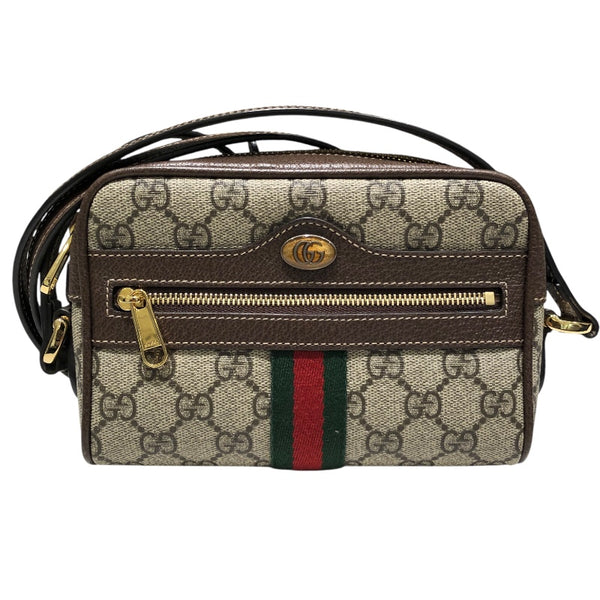グッチ GUCCI オフィディアミニショルダーバッグ 735591 ブラウン GGスプリームキャンバス レディース ショルダーバッグ