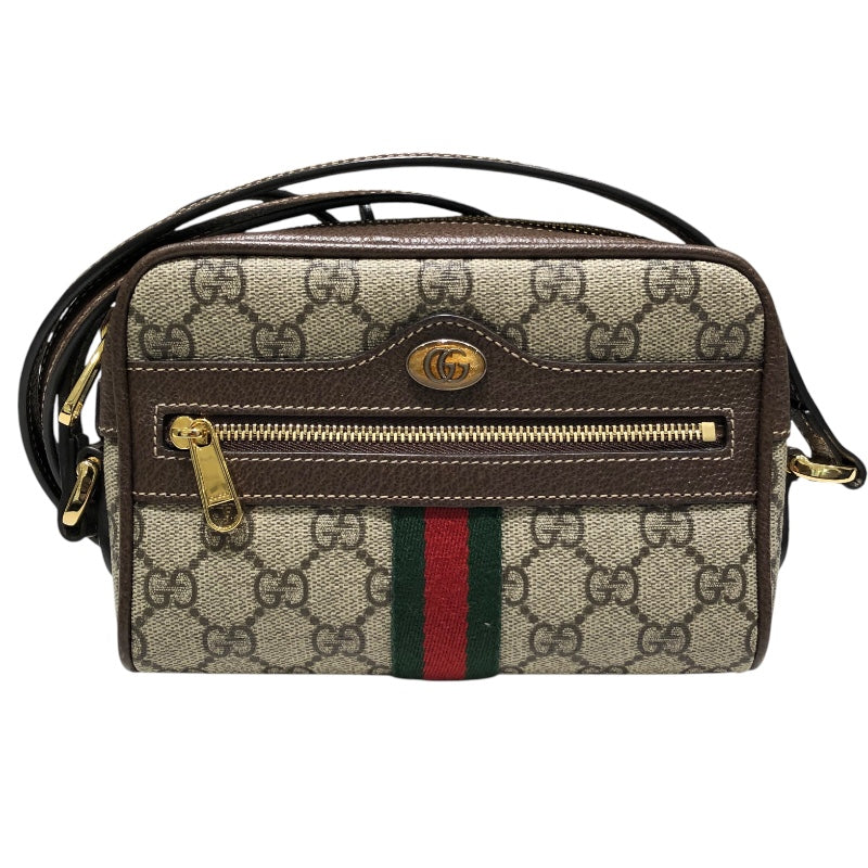 グッチ GUCCI オフィディアミニショルダーバッグ 735591 ブラウン GGスプリームキャンバス レディース ショルダーバッグ