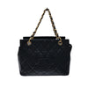 シャネル CHANEL ココマーク チェーン ハンドバッグ A18004 ブラック キャビアスキン レディース ハンドバッグ