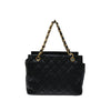 シャネル CHANEL ココマーク チェーン ハンドバッグ A18004 ブラック キャビアスキン レディース ハンドバッグ