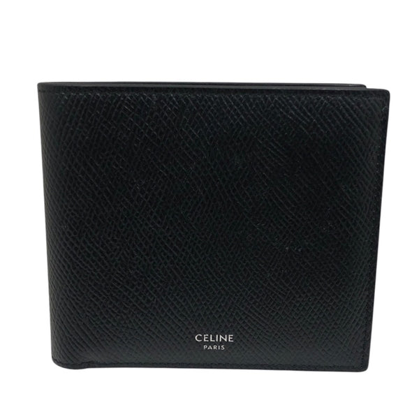 セリーヌ CELINE バイフォールド ウォレット 10C873 グレインカーフレザー メンズ 二つ折り財布