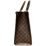 ルイ・ヴィトン LOUIS VUITTON オンザゴーＧＭ M45320 ブラウン モノグラム ジャイアント・リバース ユニセックス トートバッグ