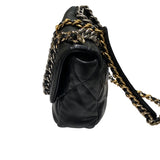 シャネル CHANEL CHANEL19バッグ AS1160 ブラック シャイニーラム レディース ショルダーバッグ