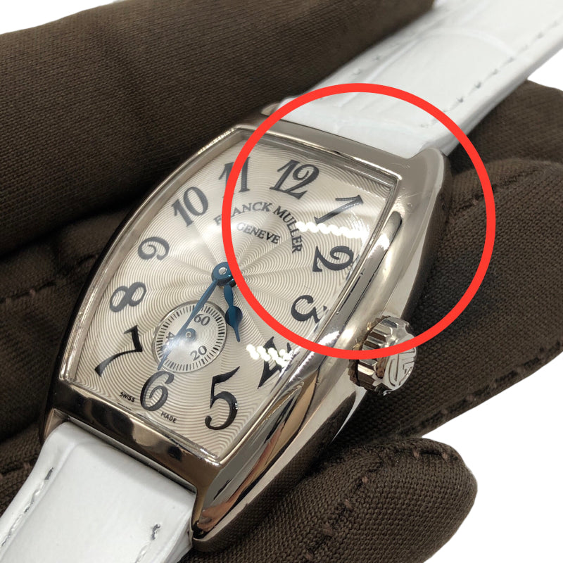 フランク・ミュラー FRANCK MULLER トノーカーベックス 1750S6 K18WG 手巻き レディース 腕時計 |  中古ブランドリユースショップ OKURA(おお蔵)