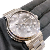 ブレゲ Breguet マリーン クロノグラフ 5527TI/G2/TWO グレー チタン 自動巻き メンズ 腕時計