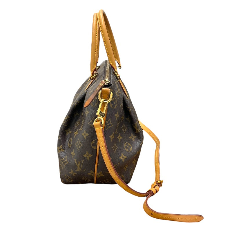 ルイ・ヴィトン LOUIS VUITTON チュレンＭＭ M48814 ブラウン モノグラム キャンバス レディース ショルダーバッグ