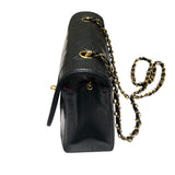 シャネル CHANEL ダイアナ22 A01164 ブラック ラムスキン レディース ショルダーバッグ